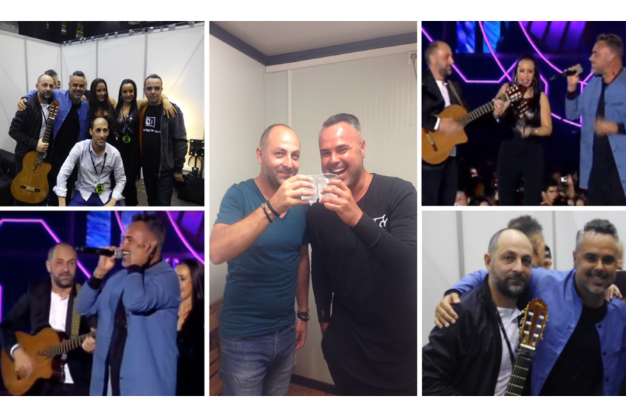 Manu Nandez con Juan Magan